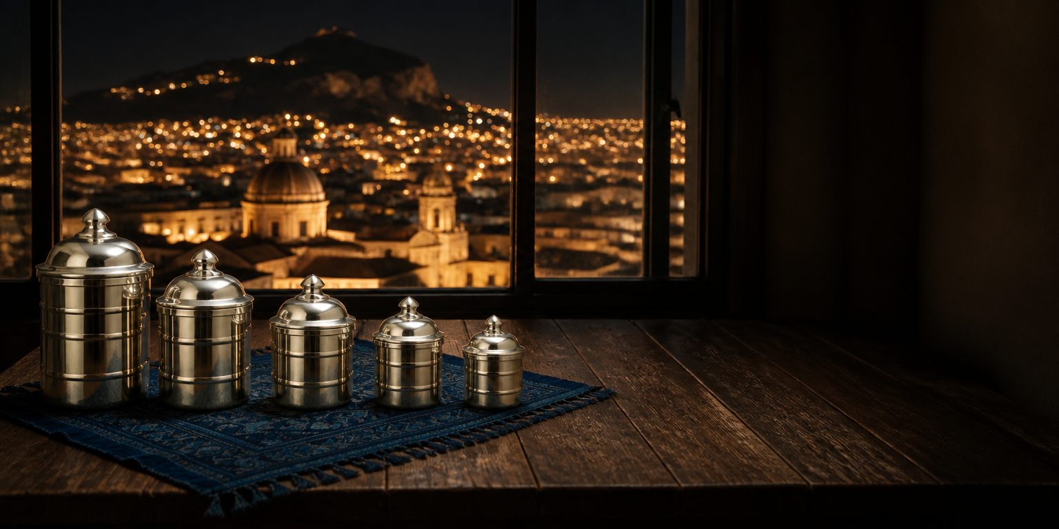 Spice box "Palermo" 5pcs Set Aluminium