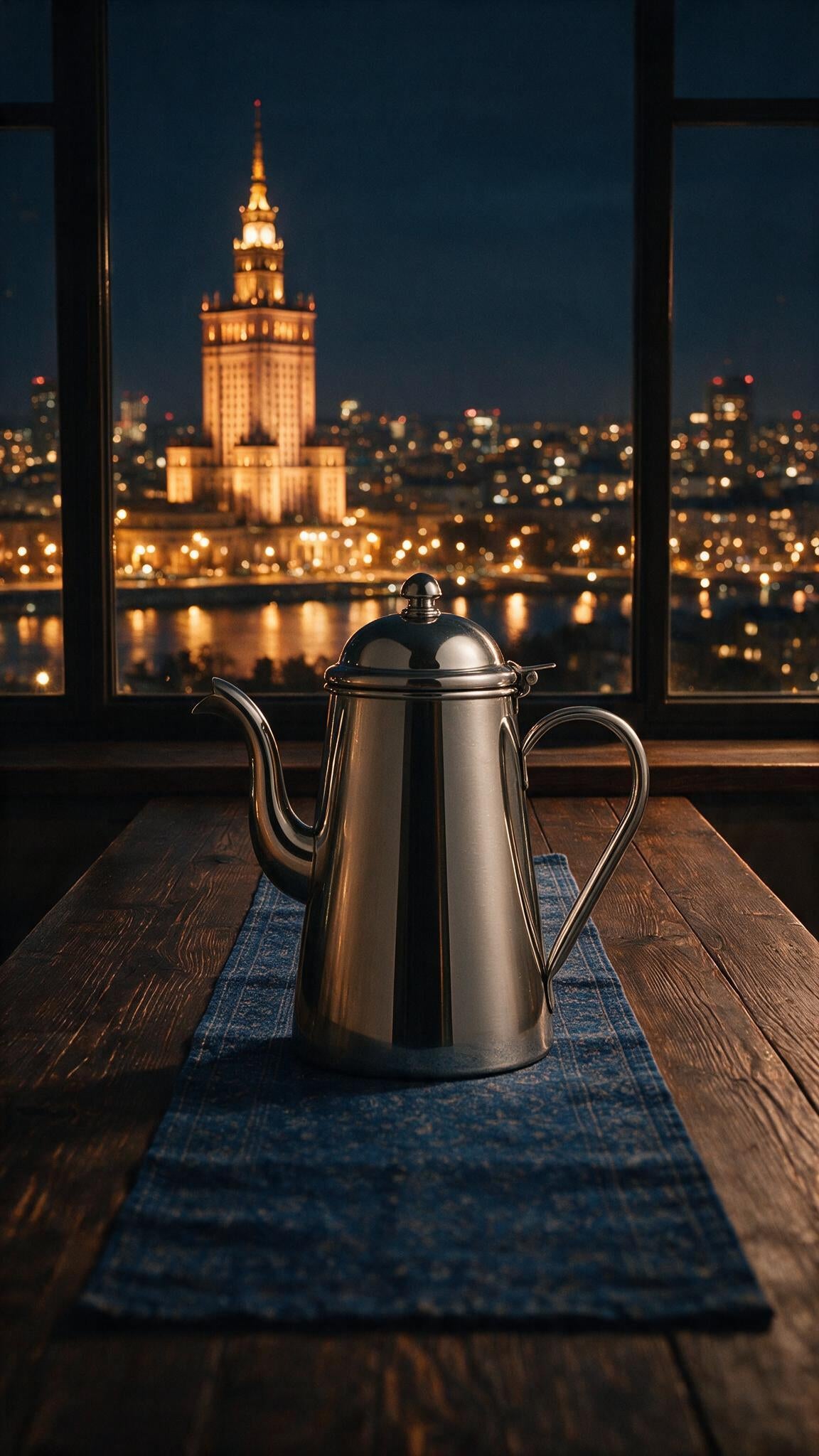 Teapot “Warsaw” Stainless Steel